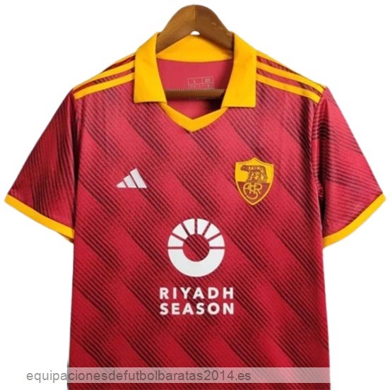 Nuevo Tailandia Cuarta Camiseta As Roma 23/24 Rojo Baratas
